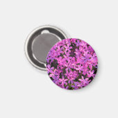 Hübsch Purple Flowers Magnet (Vorderseite/Rückseite)
