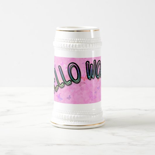 Hübsch Rainbow Bierglas (Mittel)