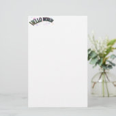Hübsch Rainbow Briefpapier (Stehend Vorderseite)
