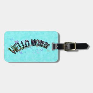 Hübsch Rainbow Gepäckanhänger