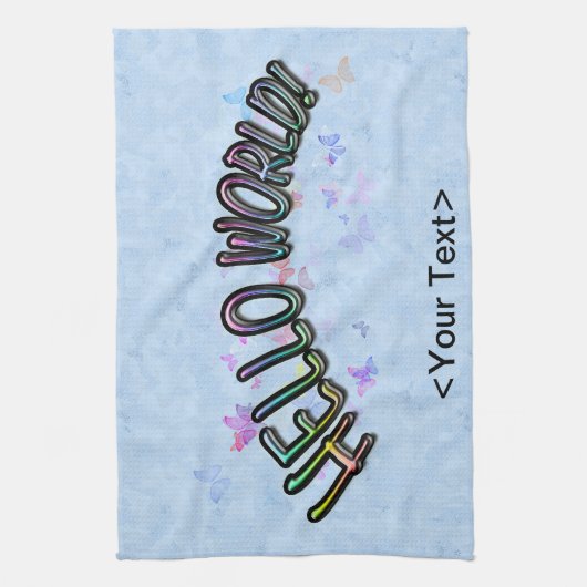 Hübsch Rainbow Handtuch (Vertikal)