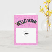 Hübsch Rainbow Karte (Gelbe Blume)