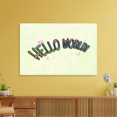 Hübsch Rainbow Leinwanddruck (Insitu (Wohnzimmer))