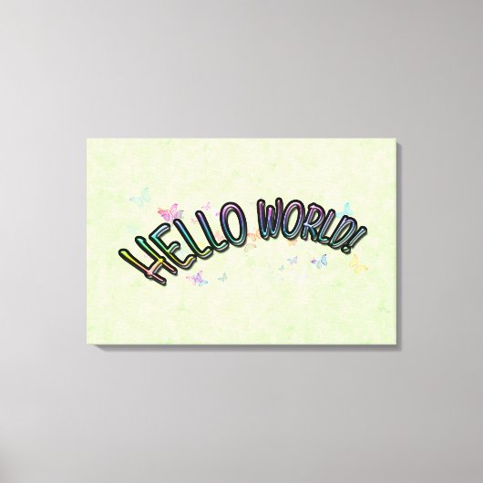 Hübsch Rainbow Leinwanddruck (Vorderseite)