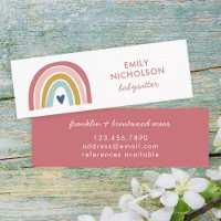 Hübsch Rainbow Pink Navy Mustard Boho Babysitter