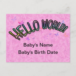 Hübsch Rainbow Postkarte