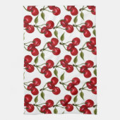 Hübsch Red Cherry Watercolor Geschirrtuch (Vertikal)