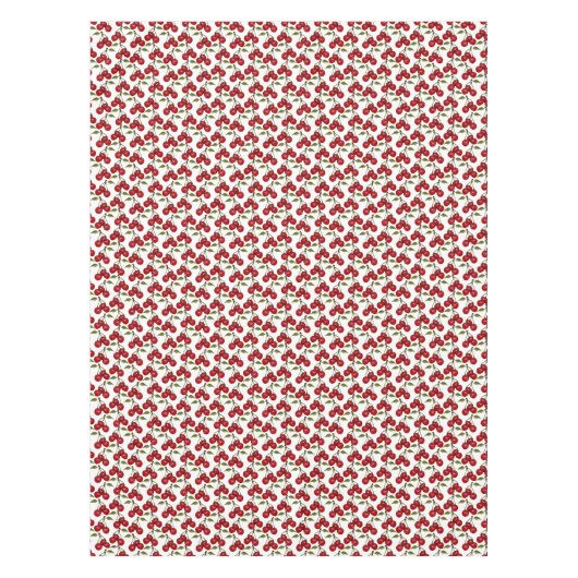 Hübsch Red Cherry Watercolor Tischdecke (Vorderseite)