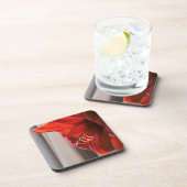 Hübsch Red Lion Amaryllis Blume Fotografie Untersetzer (Rechte Seite)