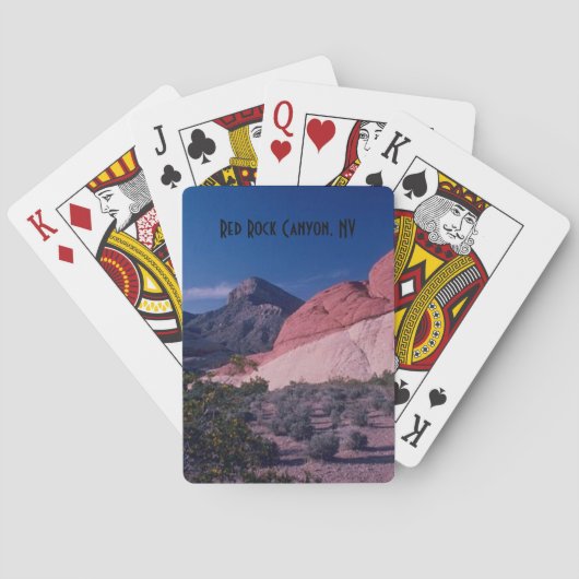 Hübsch Red Rock Canyon Nevada Spielkarten (Rückseite)