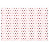 Hübsch Red White Polka Dots Tischdecke (Vorderseite (Horizontal))