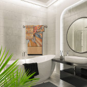 Hübsch Relaxen Zen Boho Burnt Amber Tan Sun Badhandtuch Set