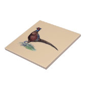 Hübsch Ring Neck Pheasant Tan Fliese (Seite)