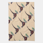 Hübsch Ring Neck Pheasant Tan Geschirrtuch (Vertikal)