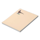 Hübsch Ring Neck Pheasant Tan Notizblock (Rotiert)