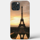 Hübsch Romantischer Sonnenuntergang Eiffel Tower P Case-Mate iPhone Hülle (Rückseite)