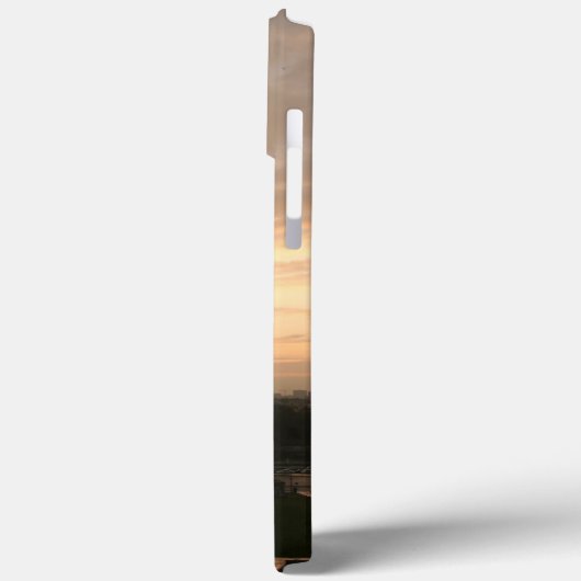Hübsch Romantischer Sonnenuntergang Eiffel Tower P Case-Mate iPhone Hülle (Rückseite / Links)