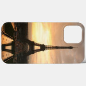 Hübsch Romantischer Sonnenuntergang Eiffel Tower P Case-Mate iPhone Hülle (Rückseite (Horizontal))