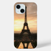 Hübsch Romantischer Sonnenuntergang Eiffel Tower P Case-Mate iPhone Hülle (Rückseite)