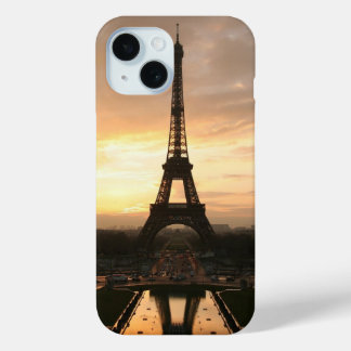 Hübsch Romantischer Sonnenuntergang Eiffel Tower P Case-Mate iPhone Hülle