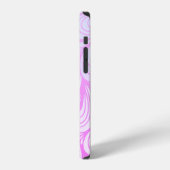 Hübsch rosa abstrakt  iPhone hülle (Linke Seite)
