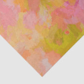 Hübsch rosa Abstrakte Malerei Seidenpapier (Detail)