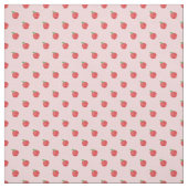 Hübsch rosa Äpfel Früchte Sommerdesign Stoff (Muster)