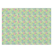 Hübsch rosa, blau, gelbe Primrosen Tablette Tischdecke (Vorderseite (Horizontal))