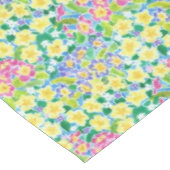 Hübsch rosa, blau, gelbe Primrosen Tablette Tischdecke (Schrägansicht)