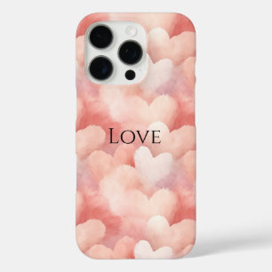 Hübsch rosa, blaue Herzen iPhone 16 Pro Hülle