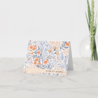 Hübsch rosa blaues Blume Muster Personalisiert