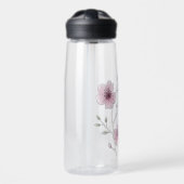 Hübsch rosa Blossom Blumenname Yoga Trinkflasche (Vorne)