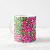 Hübsch rosa Blume Kaffeetasse (Vorderseite Links)