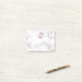 Hübsch-rosa-Blumenkreuz Post-it Klebezettel (Auf Schreibtisch)