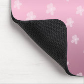 Hübsch rosa Blumenmousepad Mousepad (Ecke)