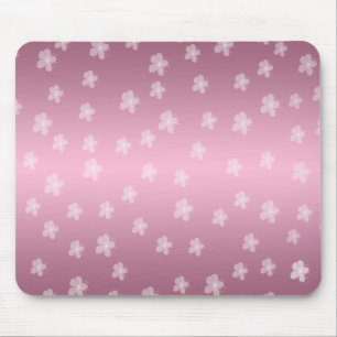 Hübsch rosa Blumenmousepad Mousepad