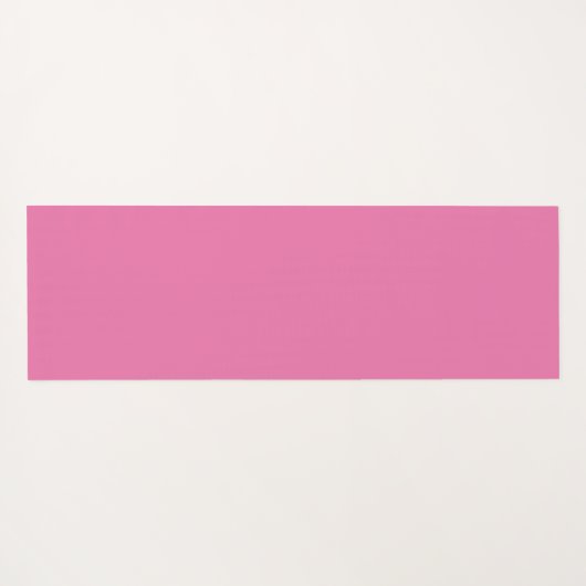 Hübsch rosa Blumenmuster Mit Monogramm Yogamatte (Rückseite (Horizontal))