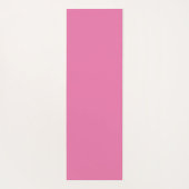 Hübsch rosa Blumenmuster Mit Monogramm Yogamatte (Rückseite)