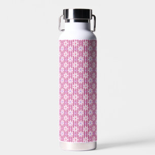 Hübsch rosa Blumenmuster Trinkflasche