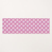 Hübsch rosa Blumenmuster Yogamatte (Vorderseite (Horizontal))