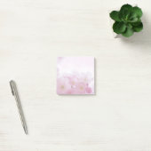 Hübsch rosa Blumennoten Post-it Klebezettel (Büro)