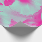 Hübsch rosa Blumenpapier Geschenkpapier (Ecke)