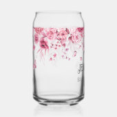 Hübsch rosa Blumentropfen Special Mama-to-Be & Fam Dosenglas (Rechts)