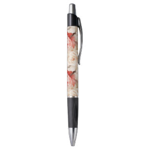 Hübsch rosa Blush Cream Rose floral Kugelschreiber