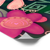 Hübsch rosa Blütenblätter Inspirierend Zitat nicht Poster (Ecke)