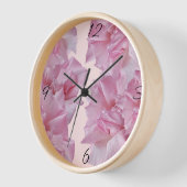 Hübsch Rosa Blütenblütenblütenblüte, modern hübsch Uhr (Winkel)