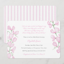 Hübsch rosa Blütendusche für Mädchen