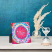 Hübsch-rosa Bohemisch-dreieckige Inspirivity Easel Fotoplatte (InSitu)