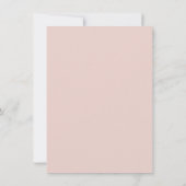 Hübsch rosa Brautparty Einladung (Rückseite)