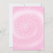 Hübsch rosa Brautparty Einladung (Rückseite)